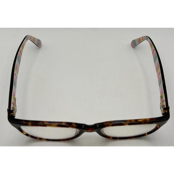 Kate Spade New York eyeglasses Frames Only Brylie RNL 135 Havana Tortoise/Stripe - Picture 3 of 12
